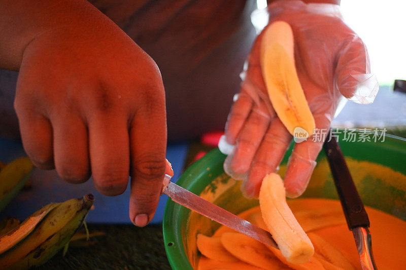 亚洲街头小吃(Pisang Goreng)